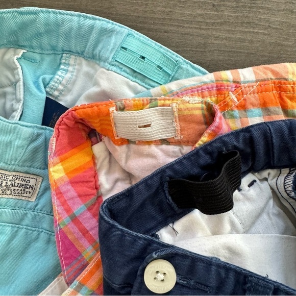 Polo Ralph Lauren girls classic chino shorts bermuda bundle lot of 3 size 6 - Picture 5 of 11